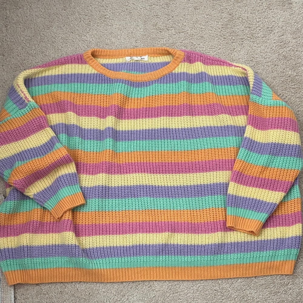 Colorful Striped Sweater